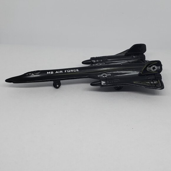 SR71 Blackbird Lockheed Martin Black MB Air Force Sky Busters Matchbox 2000. 5" - Picture 2 of 11